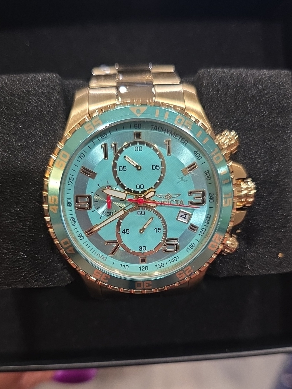 660. Invicta Specialty Mach Gala Men's Watch - 48mm, Gold (69821)